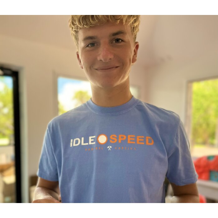 Idle Speed Short Sleeve Tee - Fog Blue