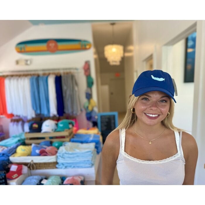 Island Map Hat - Dark Blue
