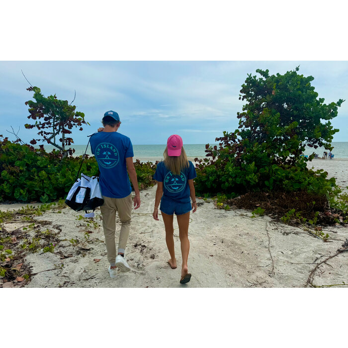 Island Map Hat - Pink