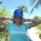 Island Map Hat - Dark Blue