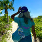 Island Map Hat - Dark Blue