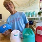 Island Map Hat - White