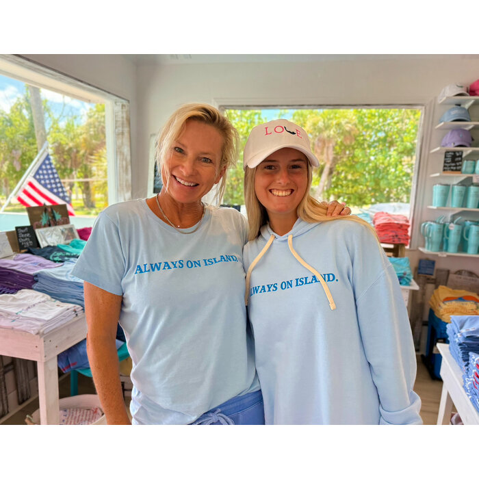 Always On Island - Ladies Light Blue
