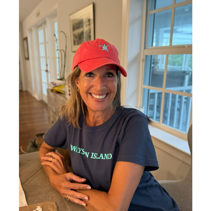 Sea Turtle Hat - Cherry Watermelon Red