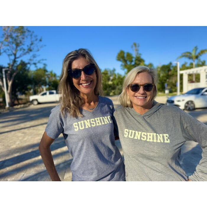 SUNSHINE - Ladies' V-Neck Lt Gray