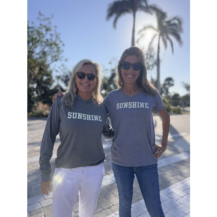 SUNSHINE - Ladies' V-Neck Lt Gray