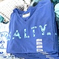 SALTY - Ladies V-neck Blue