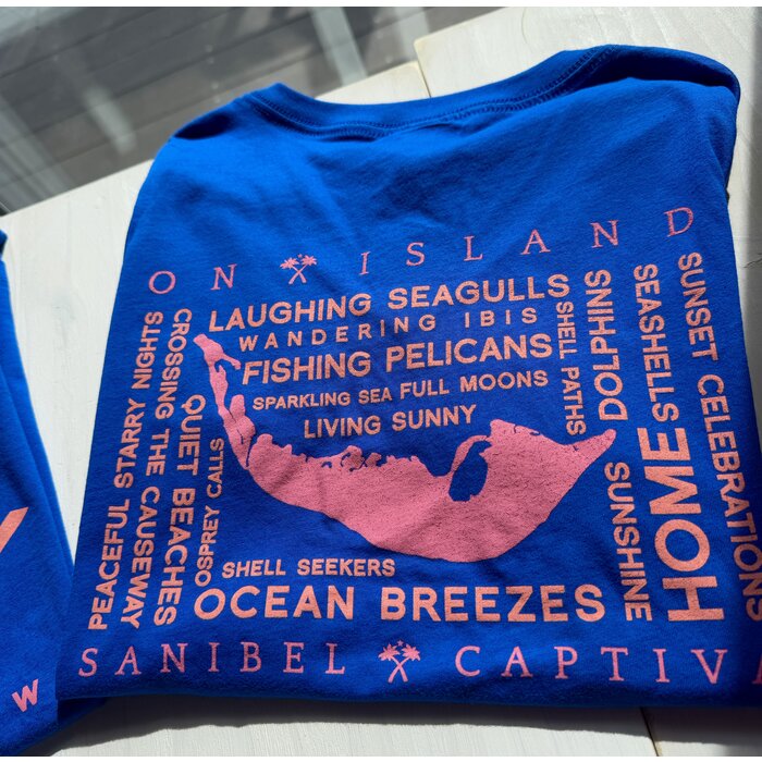 Happy Place  Ladies Short Sleeve V-Neck