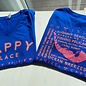 Happy Place  Ladies Short Sleeve V-Neck