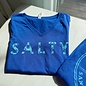 SALTY - Ladies V-neck Blue
