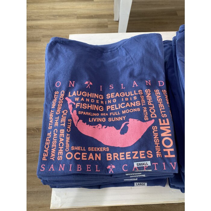 Happy Place Unisex Short Sleeve Navy