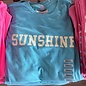 Sunshine Unisex Short Sleeve Aqua