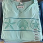 Shell Shirt - Ladies Short Sleeve V-Neck Mint