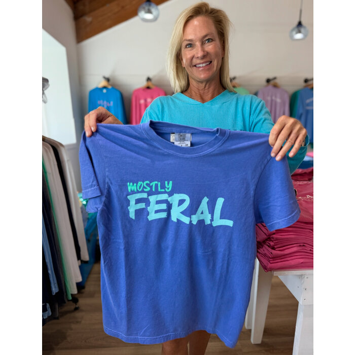 Mostly Feral Unisex Short Sleeve Periwinkle