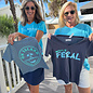Mostly Feral Youth Short Sleeve Blue/Gray