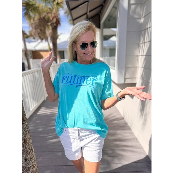 Funner Unisex Short Sleeve Aqua