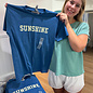 Sunshine Unisex Short Sleeve Blue