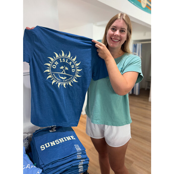Sunshine Unisex Short Sleeve Blue