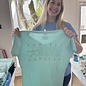 Shell Shirt - Ladies Short Sleeve V-Neck Mint
