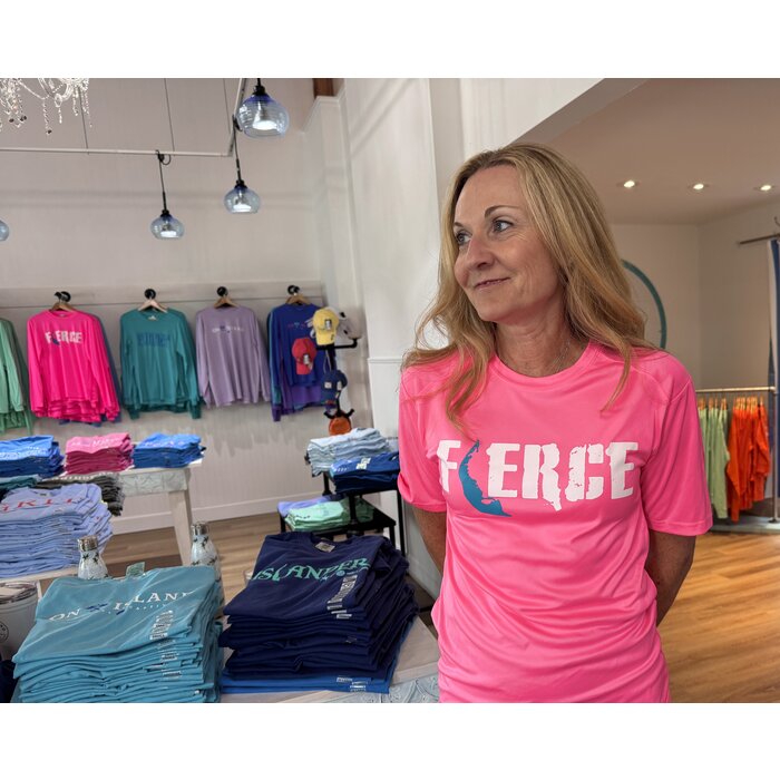 FIERCE Unisex Short Sleeve SPF Neon Pink