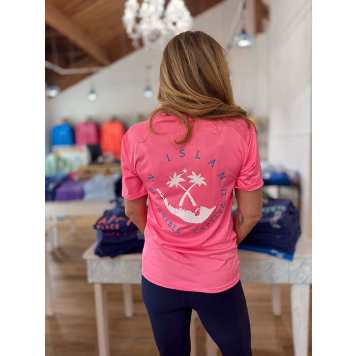 FIERCE Unisex Short Sleeve SPF Neon Pink