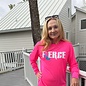 FIERCE Unisex Long Sleeve SPF Neon Pink