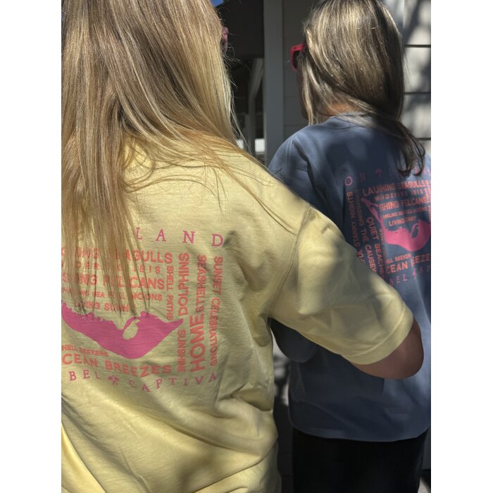 Happy Place Unisex Short Sleeve Yellow
