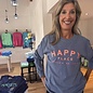 Happy Place Unisex Long Sleeve Gray