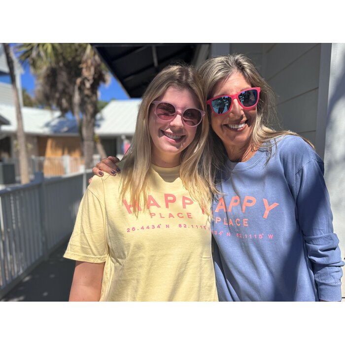 Happy Place Unisex Long Sleeve Gray