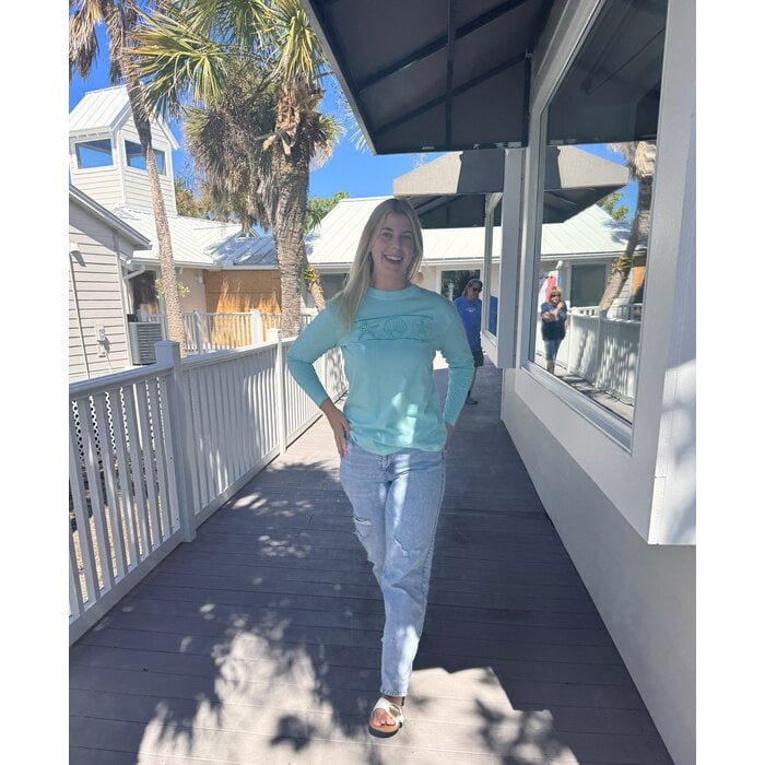 Shell Shirt Ladies Long Sleeve Mint