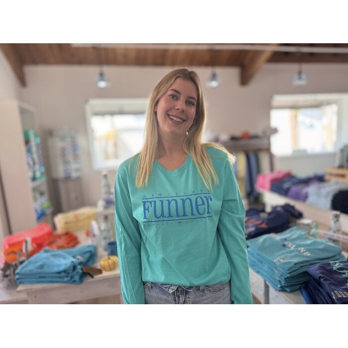 Funner Unisex Long Sleeve Aqua