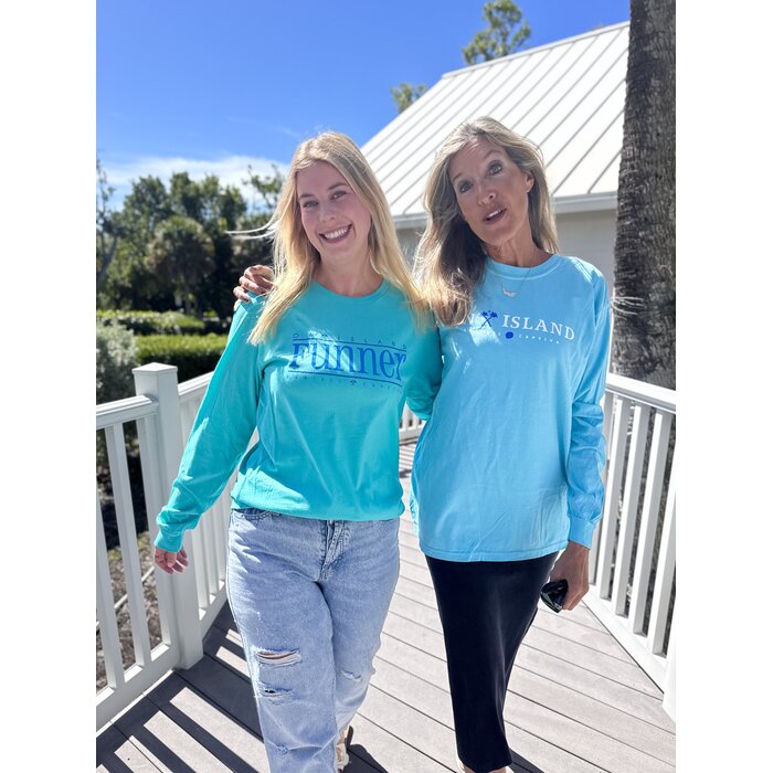 Funner Unisex Long Sleeve Aqua