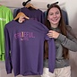Grateful Always Unisex Long Sleeve - Purple