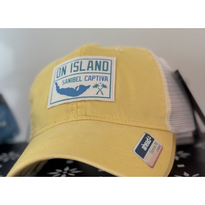 Trucker Hat - Yellow w/Patch