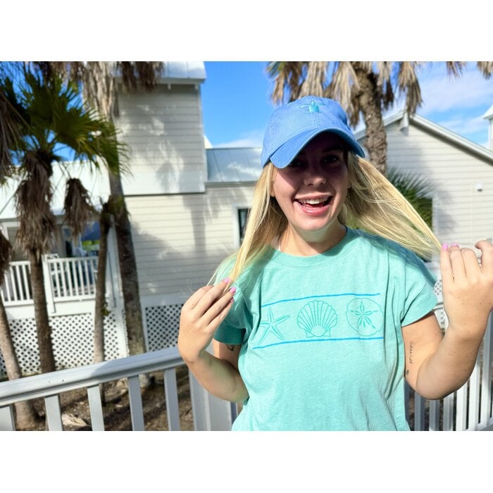 Sea Turtle Hat - Blue