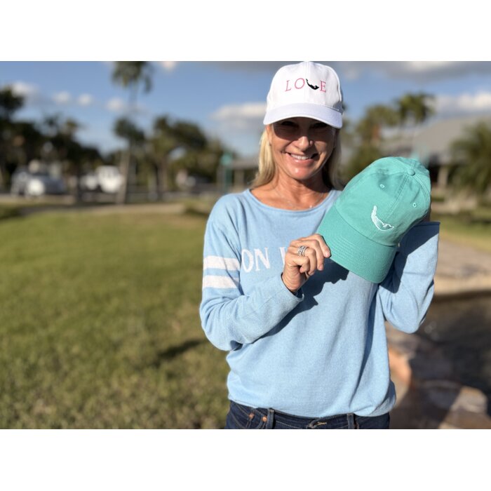 Island Map Hat - Green