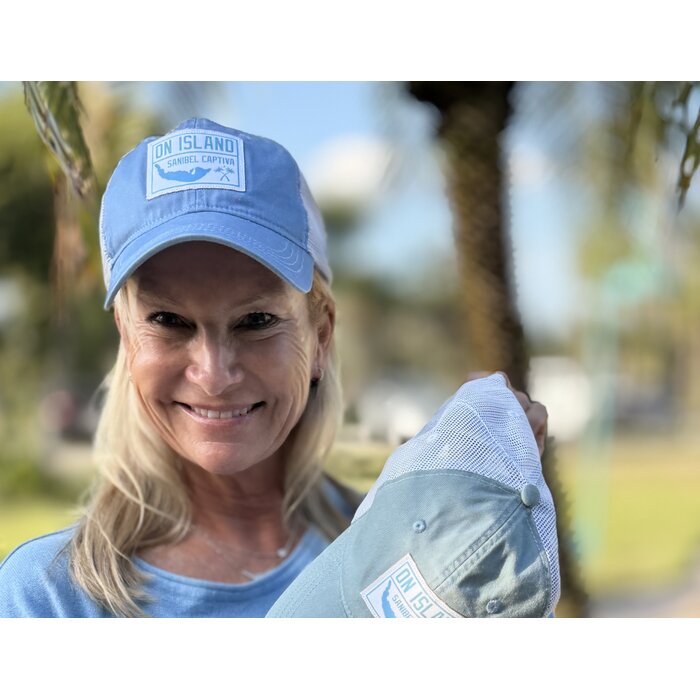 Trucker Hat - Blue w/Patch