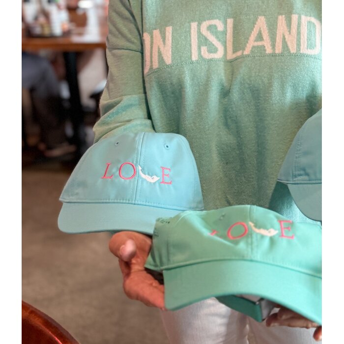 Love Hat - Ladies Fit Performance - Aqua