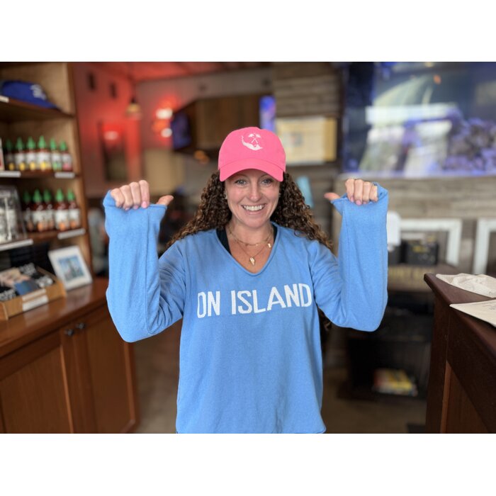 Map & Logo Hat- Ladies Fit Performance - Bright Pink