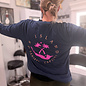 Grateful Always Ladies Long Sleeve - Navy