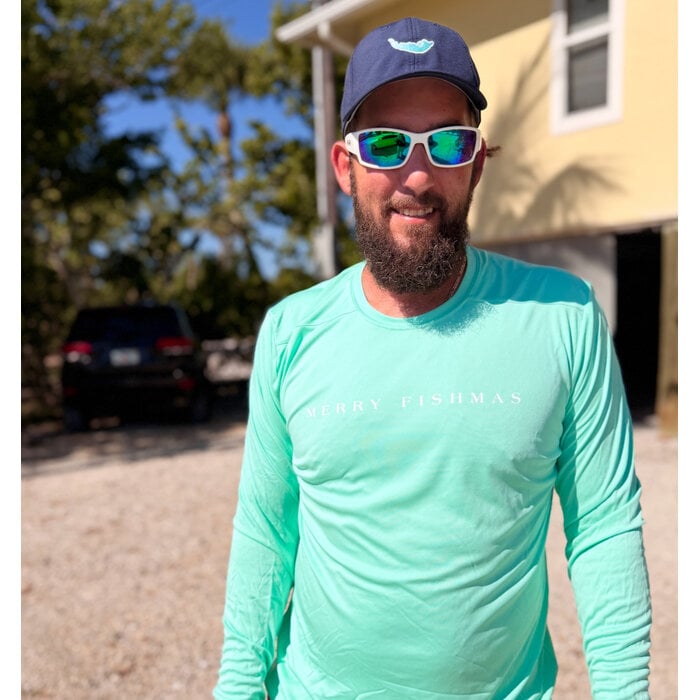 Merry Fishmas - Unisex SPF in Mint