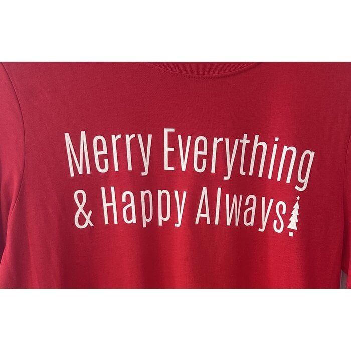 Merry Everything - Unisex Short Sleeve Red