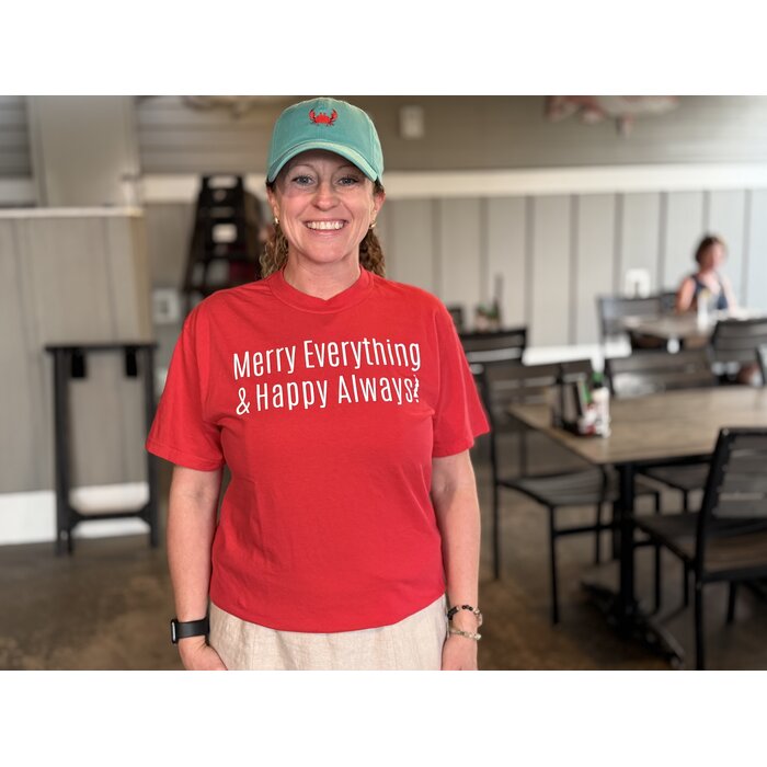Merry Everything - Unisex Short Sleeve Red