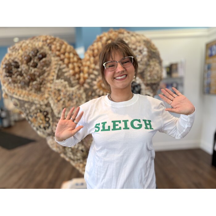 SLEIGH - Ladies Long Sleeve White