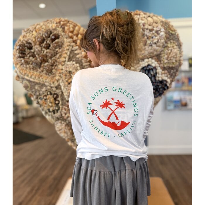 SLEIGH - Ladies Long Sleeve White