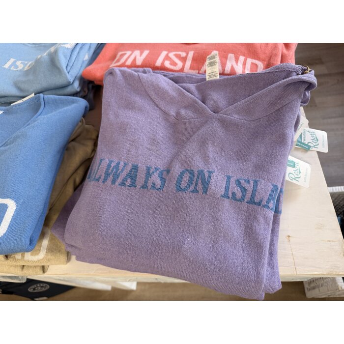 Ladies Mock Hoodie - Lavender