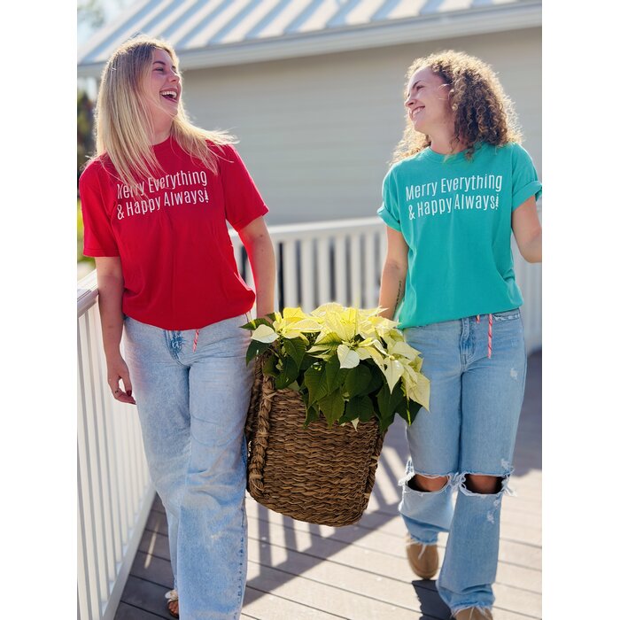 Merry Everything - Unisex Short Sleeve Red