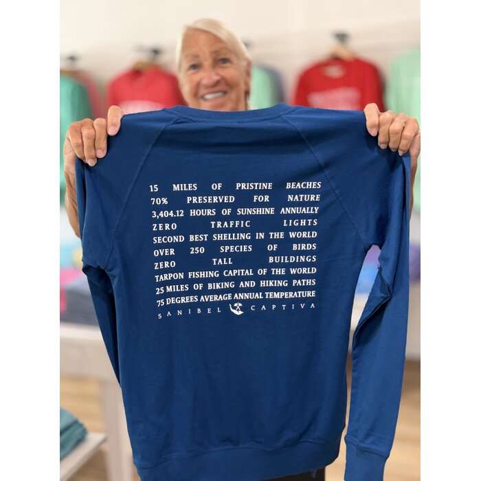 SanCap Stats Unisex Long Sleeve Lightweight Sweatshirt