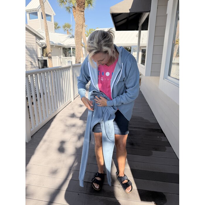 On Island Ladies Sweat Pants -  Misty Blue