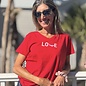 LOVE - Ladies V-Neck Short Sleeve